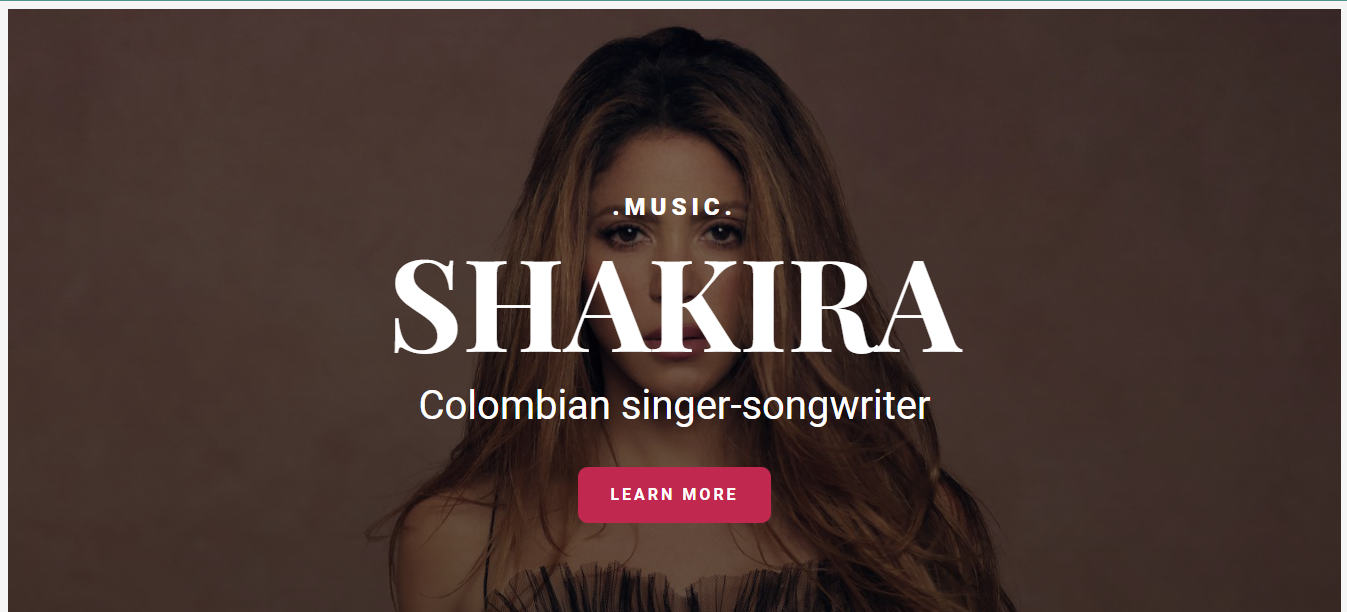 Amanda's shakira website